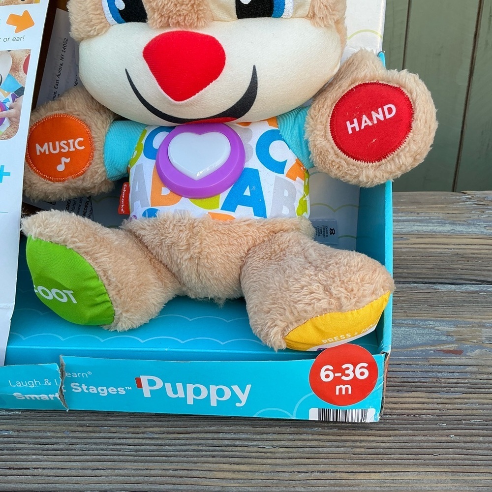 Fisher Price Laugh & Learn Smart Stages Puppy Plush 100 Words/ 75+ Songs NEW - Picture 7 of 10
